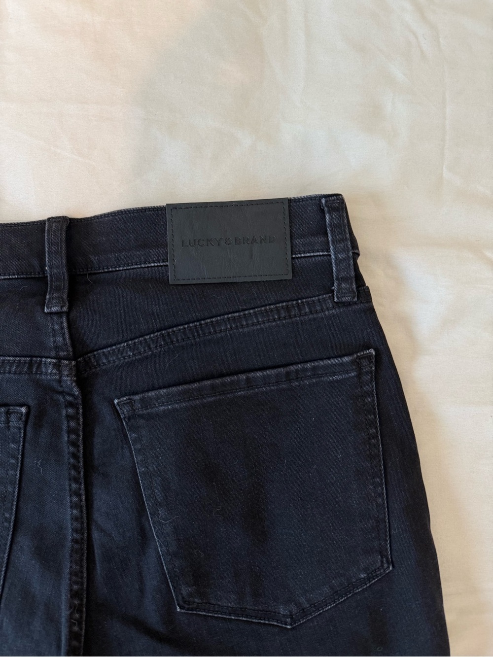 NWT Lucky Brand High Rise Bridgette Skinny // Black // Women’s 6/28 Long - Picture 6 of 14